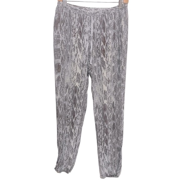 Acrobat 100% Silk snakeskin‎ Pant Size S - Picture 1 of 4